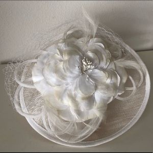 White Fascinator Hat